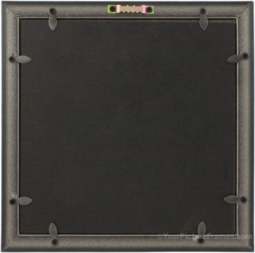 Black Square Shadow Picture Frame with Linen Display