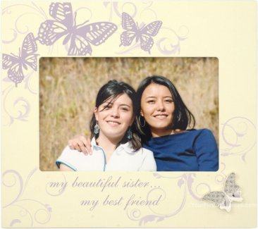 Butterfly Sister Picture Frame