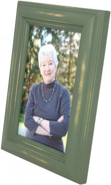 Weathered Antique Green Picture Frame