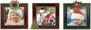 Classic Christmas Picture Frame Trio