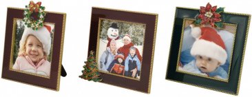 Classic Christmas Picture Frame Trio