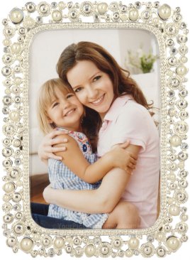 Pearl Jewels Wedding Picture Frame