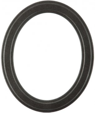 Marna Black Silver Oval Picture Frame