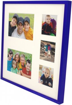Galactic Blue Collage Picture Frame