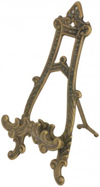 Small Antique Brass Picture Frame Stand