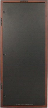 Dark Walnut Wood Linear Matted Collage Picture Frame