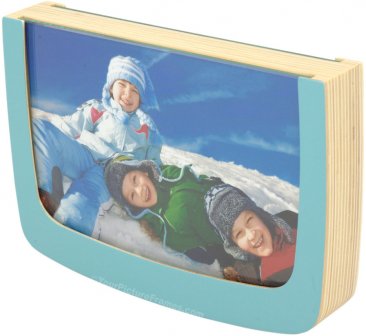 Blue Double Sided Picture Frame