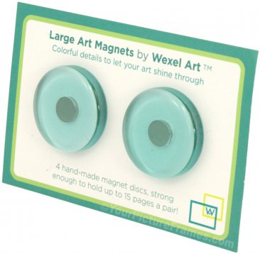 Blue Acrylic Picture Frame Magnets