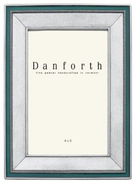 Classic Solid Pewter Frame with Spruce Trim