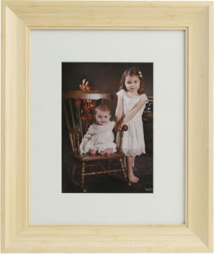 Sierra Natural Matted Bamboo Picture Frame