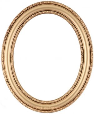 Melinda Gold Oval Picture Frame