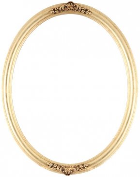 Nora Ornate Gold Leaf Oval Picture Frame