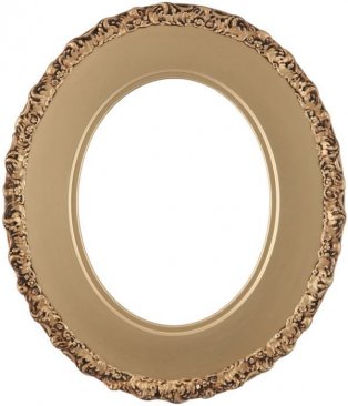 Ella Gold Spray Oval Picture Frame