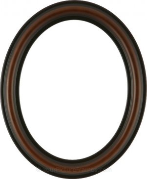 Rissa Rosewood Oval Picture Frame