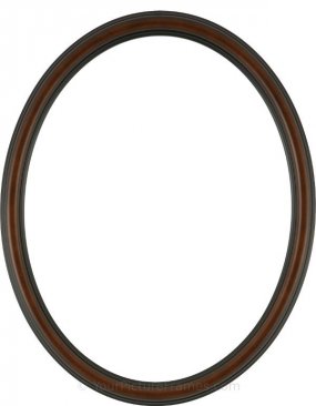Laini Rosewood Oval Picture Frame
