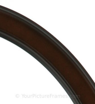 Lyla Rosewood Oval Picture Frame