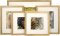 Set of 5 Natural Matted Gallery Picture Frames