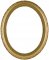 Trina Gold Oval Picture Frame