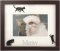 Meow Black Cat Picture Frame