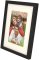 Simple Wood Black Matted Picture Frame