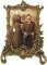 Lacquered Antique Brass Picture Frame