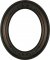 Emma Rosewood Oval Picture Frame