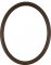 Laini Rosewood Oval Picture Frame